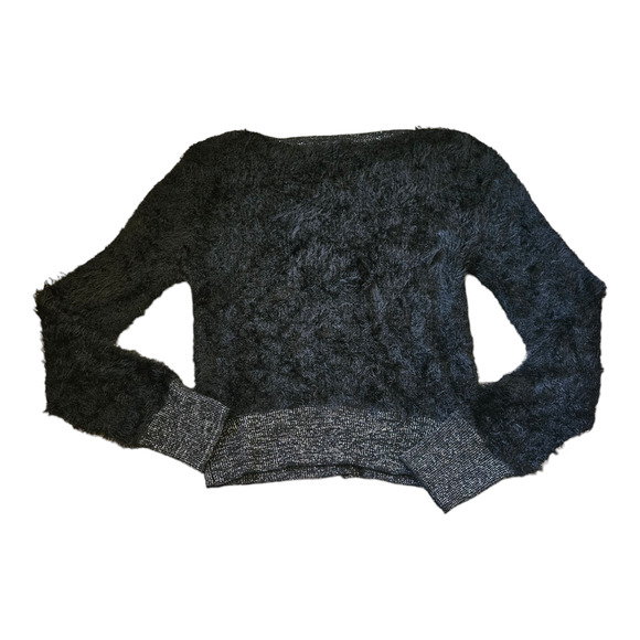 Rewind Medium Black Long Sleeve Button Up Cardigan - Picture 6 of 9